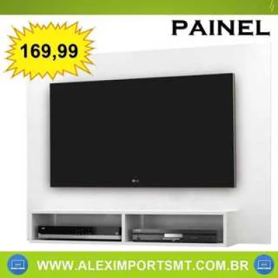 Painel para TV Até 43 Polegadas Eros Branco Notável