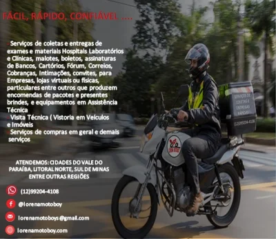 Serviços de Coletas e Entregas Rápidas