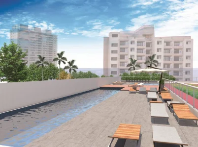 Apartamento com 76.12 m2 - Tupi - Praia Grande SP