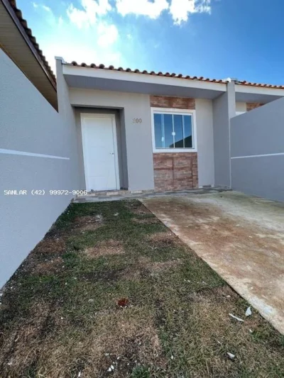 Casa para Venda em Ponta Grossa, Cachoeira, 2 Dormitórios, 1 Banheiro, 1 Vaga