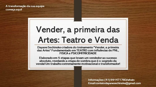 Vender, a Primeira das Artes