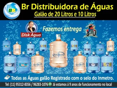 Entregas de águas em Guarulhos Jardim Tranquilidade