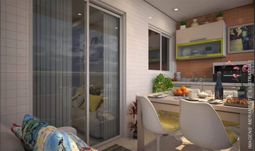 Apartamento com 57.72 m2 - Guilhermina - Praia Grande SP