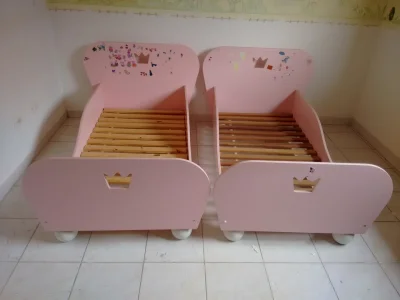 Linda Camas de Princesa Infantil Rosa Tok Stok