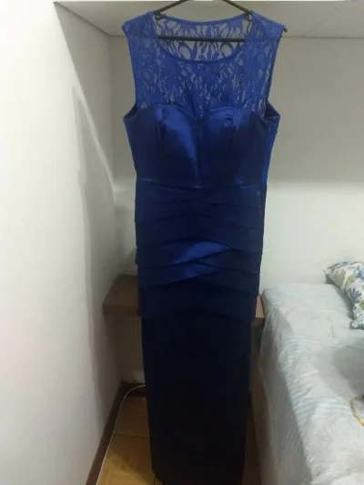 Vestido de Festa Azul