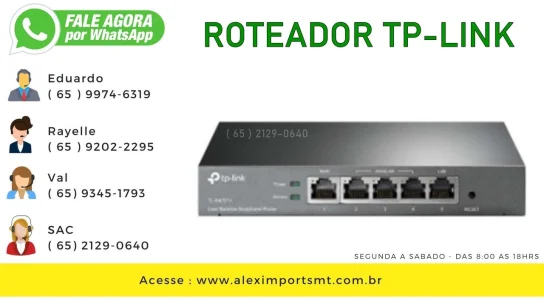 Roteador Banda Multi-wan Larga Load Balance Tp-link Barato