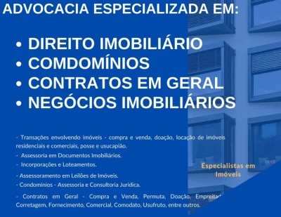 Consultoria e Assessoria Jurídica em Negociações Imobiliárias