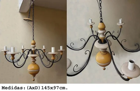 Lustre Artesanal Rustico