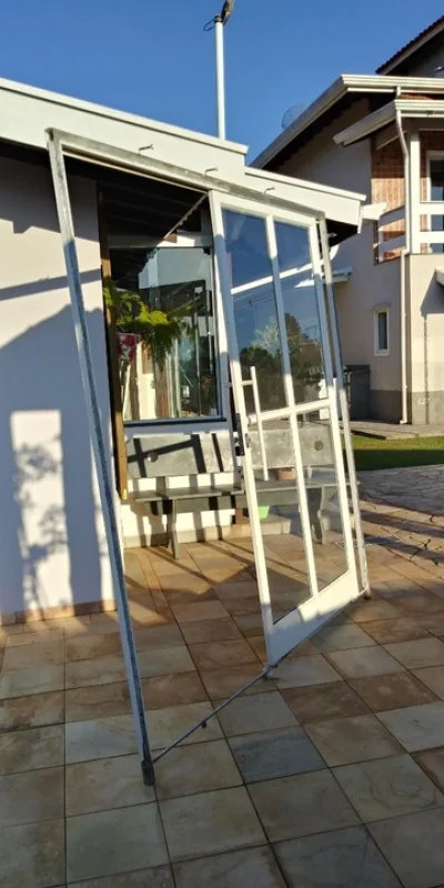 Porta de Correr Deslizante de Ferro