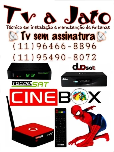 Antenista, TV sem Assinatura,técnico em Antenas