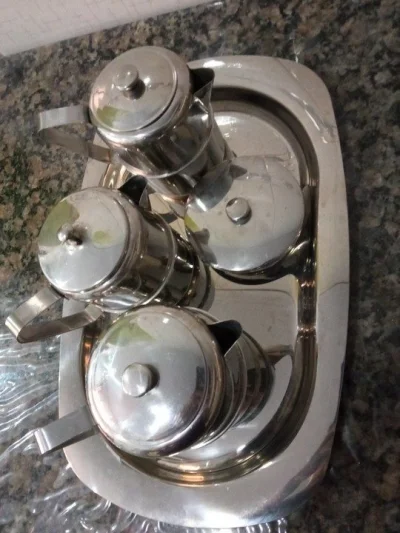 Jogo de Café ou Chá de Inox