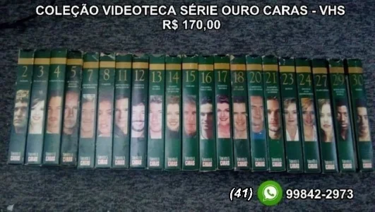 Coleção Videoteca Série Ouro Caras em Vhs