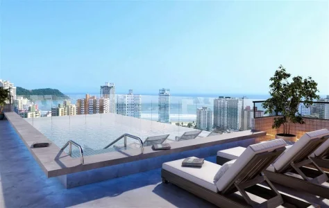 Apartamento com 80.41 m2 - Boqueirao - Praia Grande SP