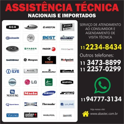 Manutenção Eletrodomésticos Nacionais e Importados