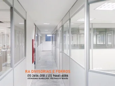 Divisórias Drywall em Guarulhos Eucatex Forro Pvc Isopor Vidro Madeira