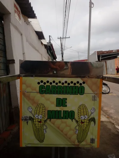 Carrinho de Milho Verde Semi Novo e Adesivado