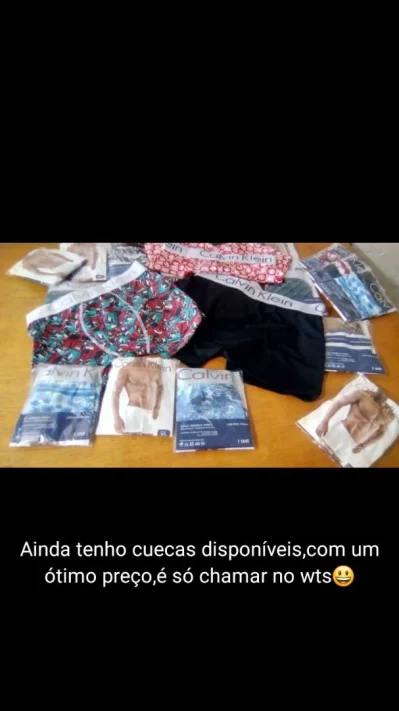 Kit de 20 Cuecas Box Calvin Klein Top