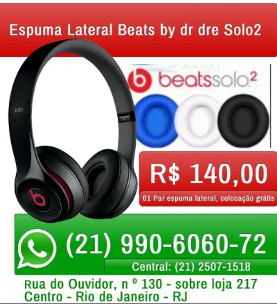 Vendo Espuma Lateral Beats By Dr Dre Solo2