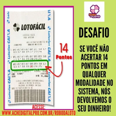 Robô da Loto - Faça 14 ou 15 Pontos em 14 Jogos da Lotofácil