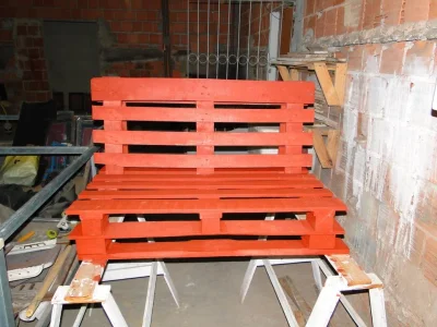 Sofá de Pallets Novo