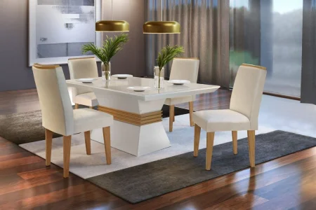 Mesa de Jantar com 4 Cadeiras