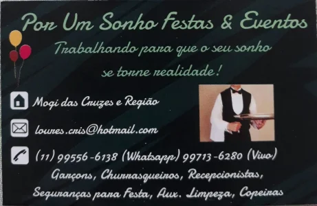 Mão de Obra P/festa, Todos Profissionais Garçom, Churrasqueiro Etc