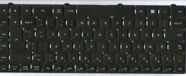 Teclado para Notebook Positivo Cor Preta S3990