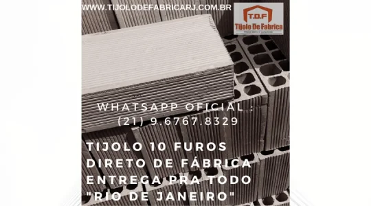 Tijolo Direto de Fábrica Whatsapp: (21) 9.6767.porto Real- RJ