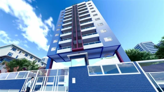 Apartamento com 90 m2 - Guilhermina - Praia Grande SP