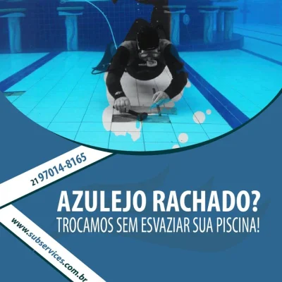 Troca de Azulejo, sem Esvaziar Sua Piscina