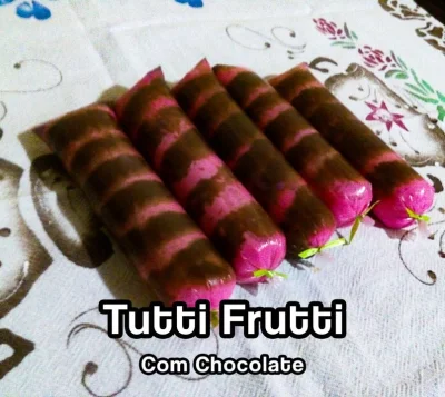Geladinhos Gourmet, Sabor:tutti Frutte