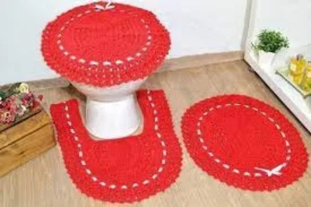 Kit de Banheiro com 3 Peças em Banheiro