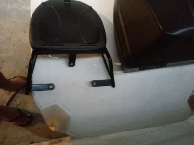 Baú com Bagageiro para Moto YBR 125