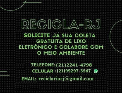 Oferecemos Coleta Gratuita de Lixo Eletrônico!