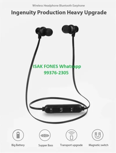 Fone de Ouvido sem Fio Bluetooth Sports