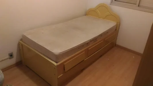 Vendo Cama Solteiro Bicama Madeira Marfin