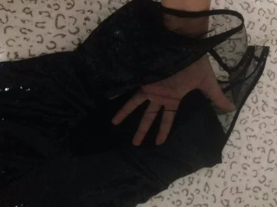 Vestido Paetê Preto