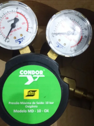 Manometro Regulador de Oxigênio Novo sem Uso