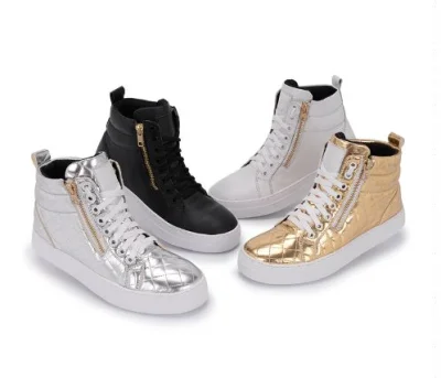 Bota Sneaker Feminino de Zíper do Tamanho 33 ao 40
