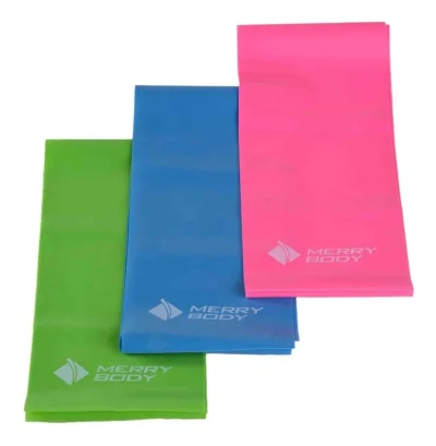 Kit com 3 Faixas Elásticas, Leve,média e Forte