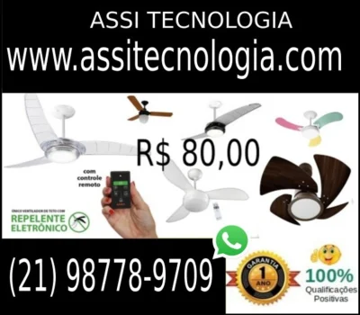 Instalação de Ventilador de Teto
