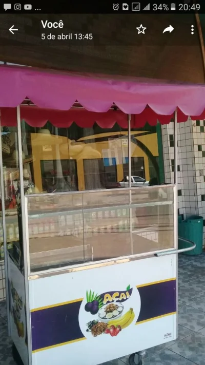 Vendo um Carrinho de Açaí
