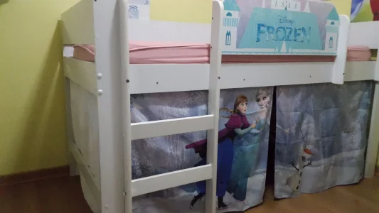 Cama Infantil Branca Frozen