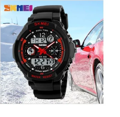Skmei 0931 Original Mostrador Grande Choque Led Promoção