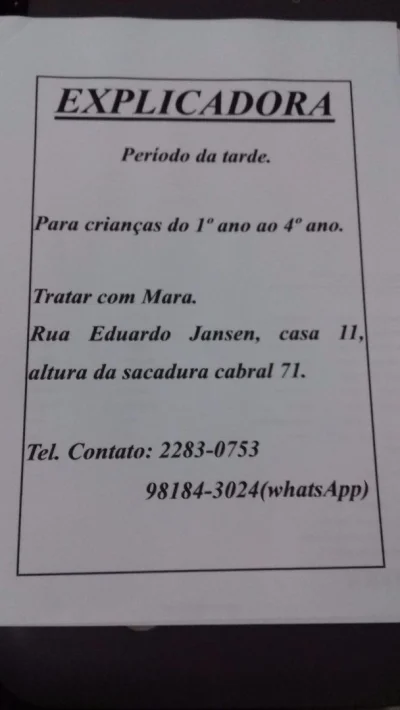 Explicadora