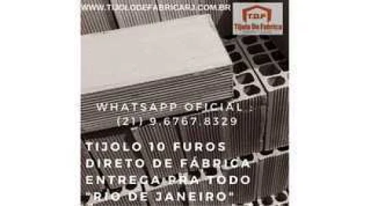 Tijolo Direto de Fábrica Whatsapp: (21) 9.6767.8329 São Sebastião do a
