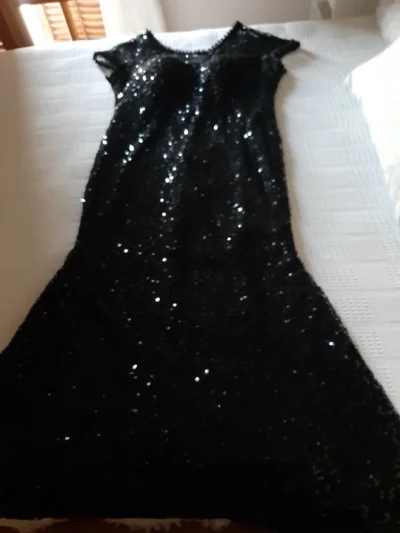 Vestido Preto Festa Renda e Veste Gg 44/46