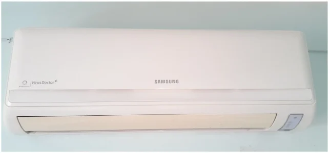 Ar Condicionado Split Samsung Vírus Doctor com Controle Remoto