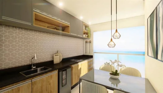 Apartamento com 79.97 m2 - Centro - Mongagua SP