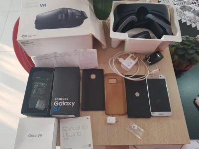 Galaxy S7 + Gear Vr na Caixa